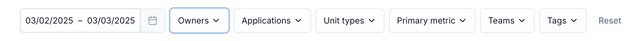General Report Settings and Filters