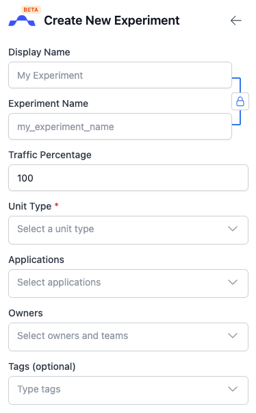 Experiment metadata