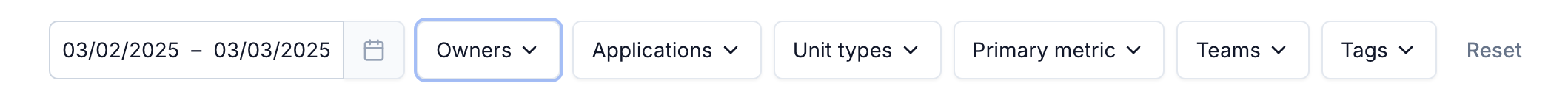 General Report Settings and Filters